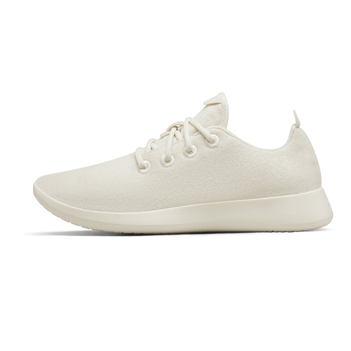Women's Wool Runner - Natural White (Cream Sole)