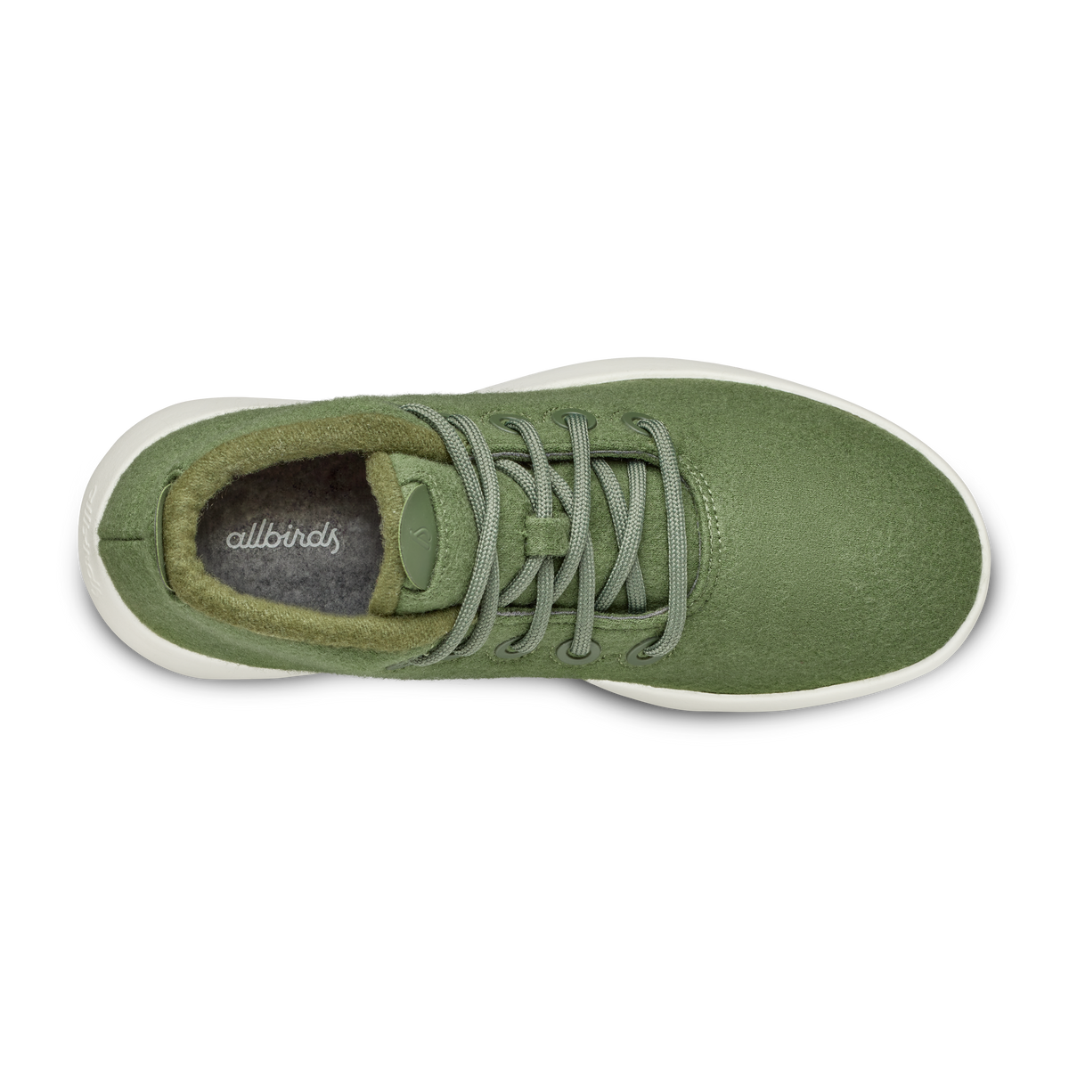 Women's Wool Runner-up Mizzle - Thunder Green (Natural White Sole) - Image 2