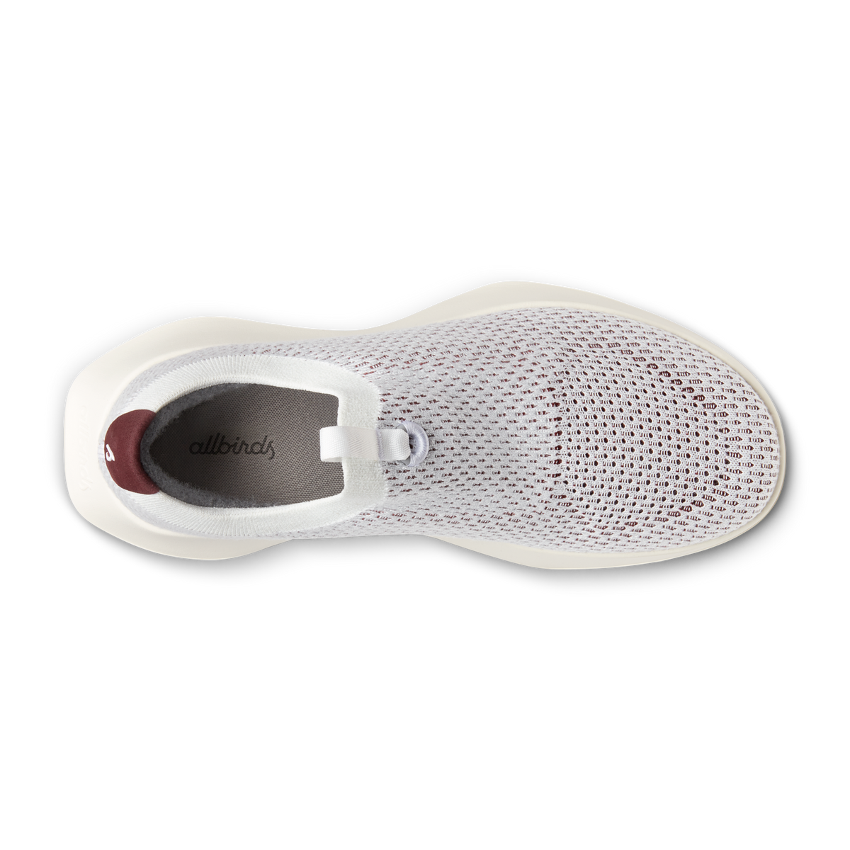 Men's Tree Dasher Relay - Blizzard/Thunder Red (Natural White Sole) - Image 3
