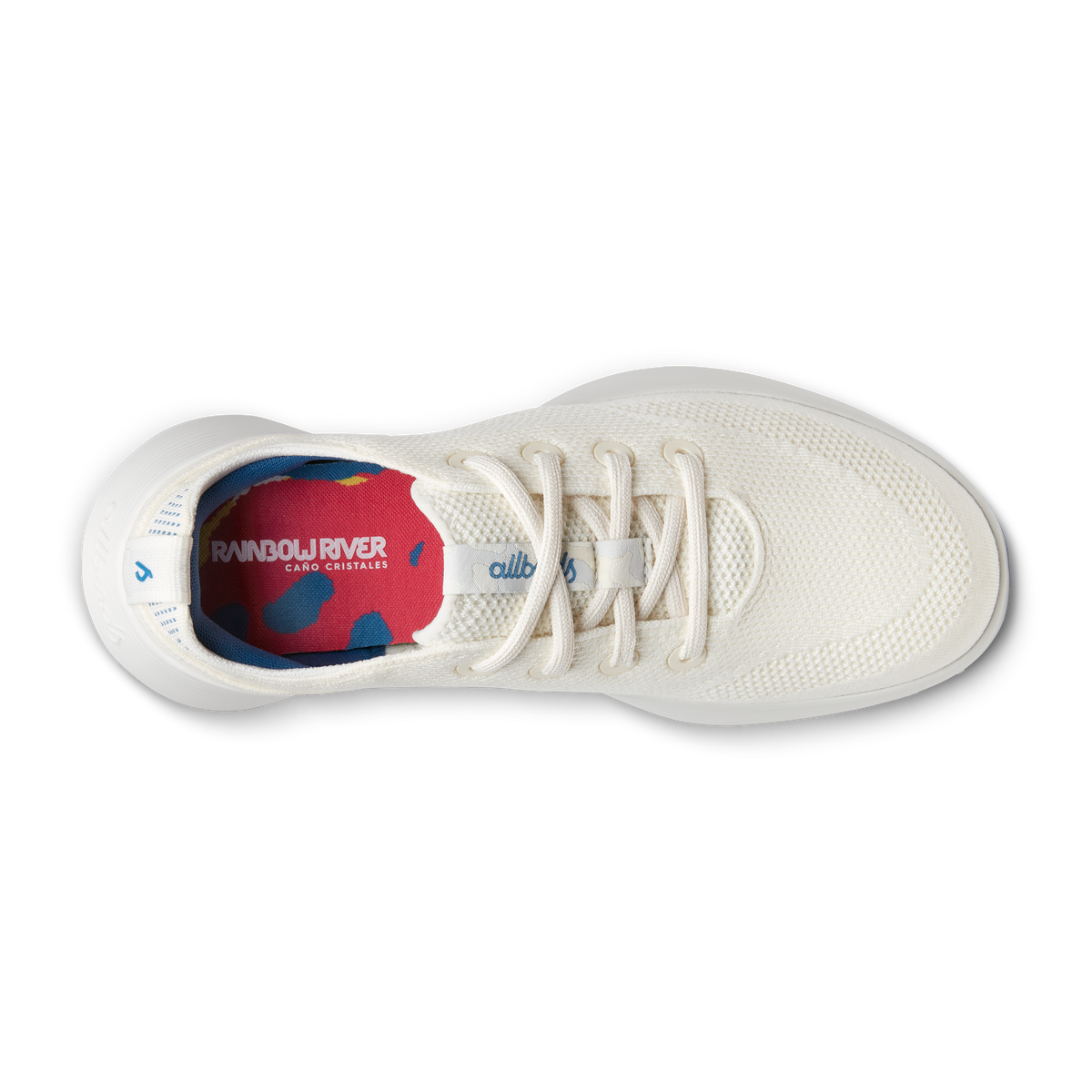 Men's Tree Runner Go - Natural White/Basin Blue (Barely Grey Sole) - Image 3