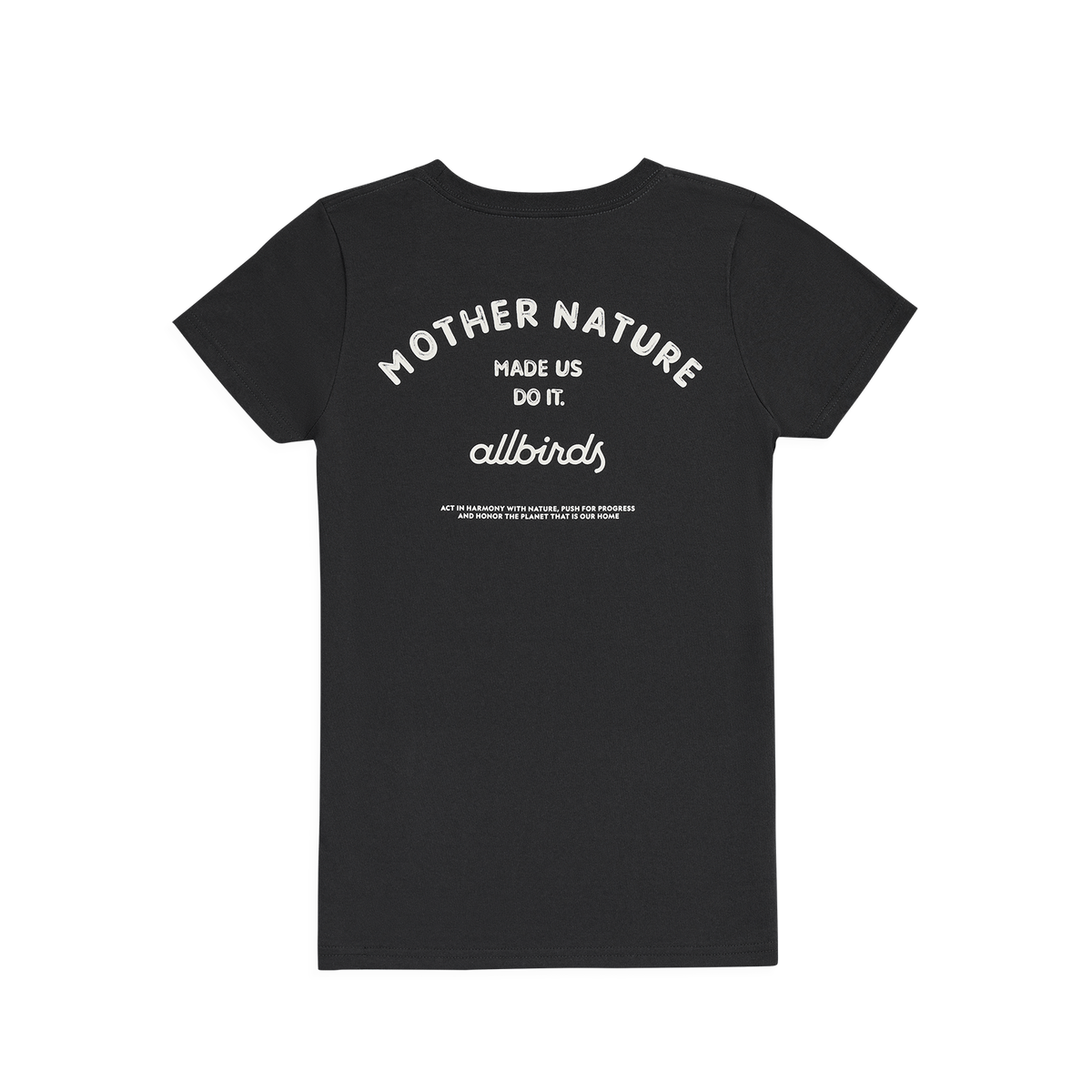 Women's Recycled Tee - Mother Nature - Natural Black - Image 3