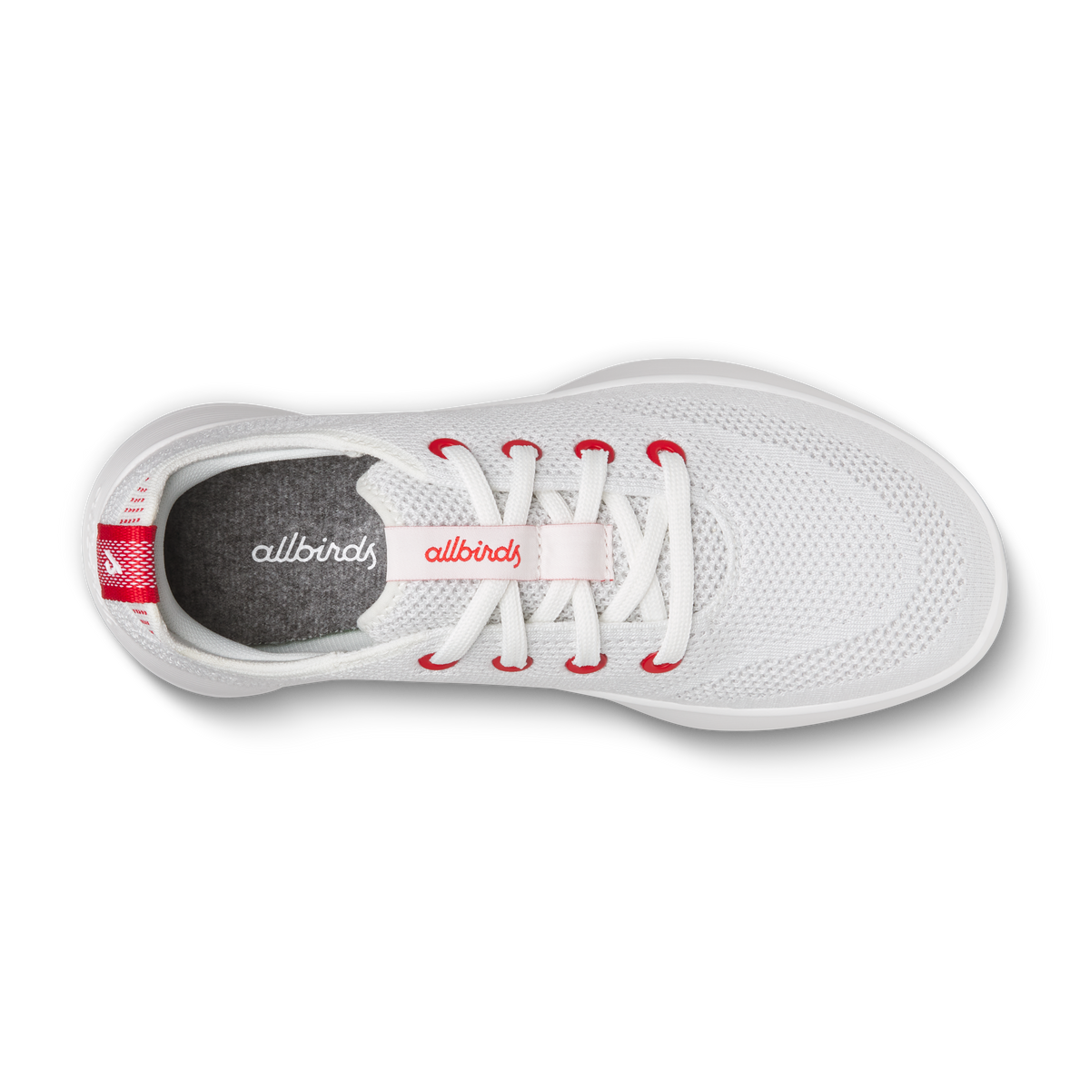 Women's Tree Runner Go - Blizzard/Bold Red (Blizzard Sole) - Image 3
