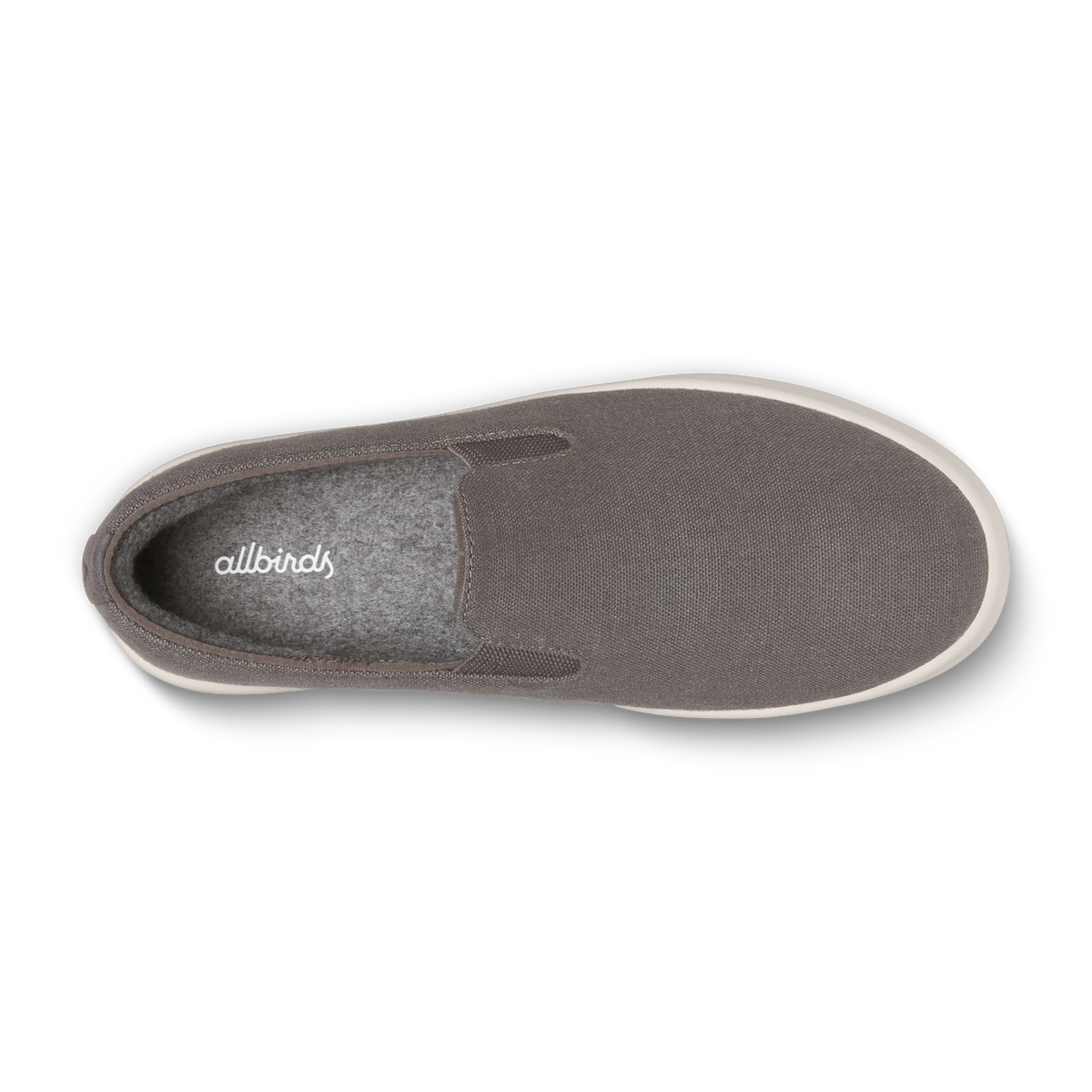 Men's Canvas Cruiser Slip On - Anthracite (Natural White Sole) - Image 3