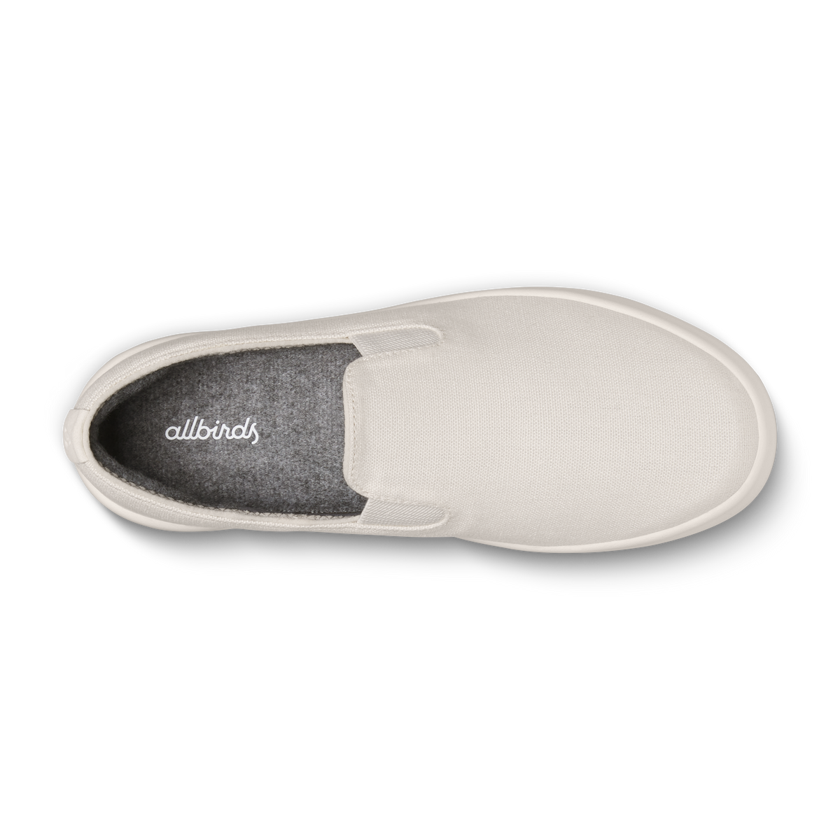 Men's Canvas Cruiser Slip On - Warm White (Natural White Sole) - Image 3