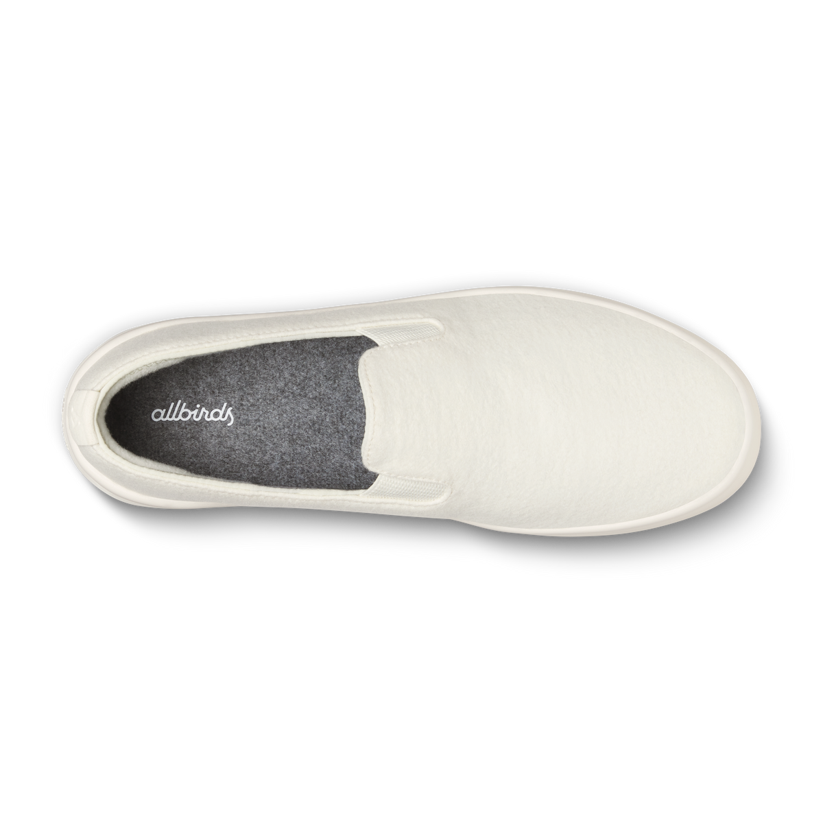 Women's Wool Cruiser Slip On - Natural White (Natural White Sole) - Image 3
