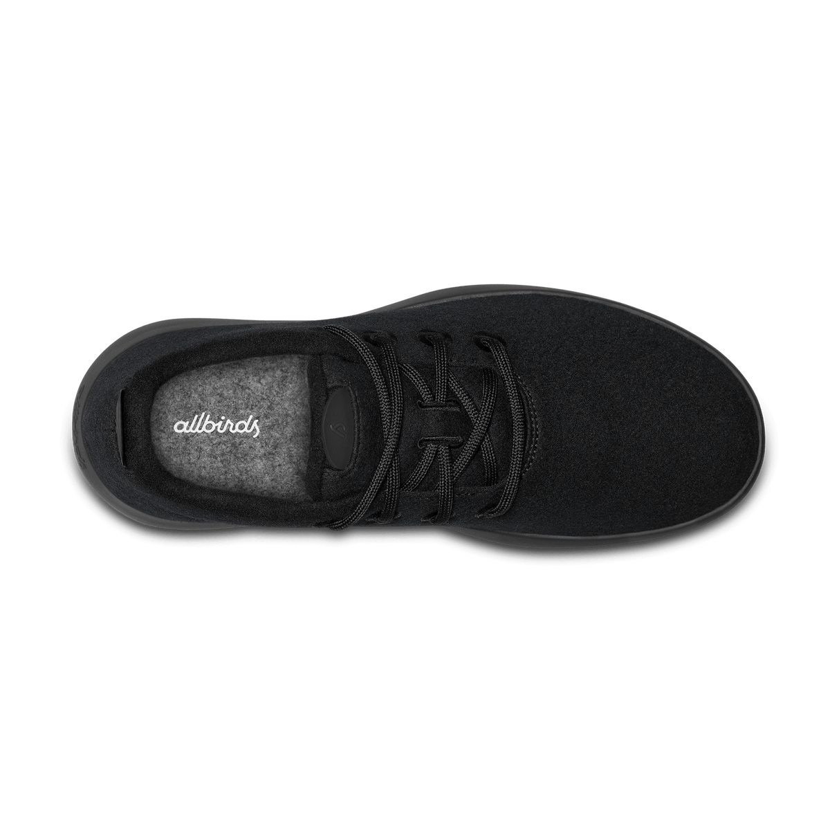 Women's Wool Runner Mizzle - True Black (Black Sole) - Image 3