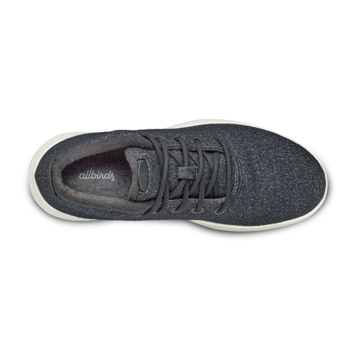 Women's Wool Runner-up Mizzle - Natural Black (Natural White Sole) - Image 3