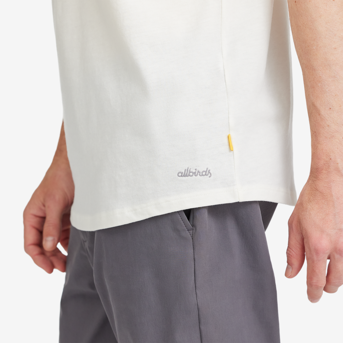 Men's Soft Merino Tee - Natural White - Image 4
