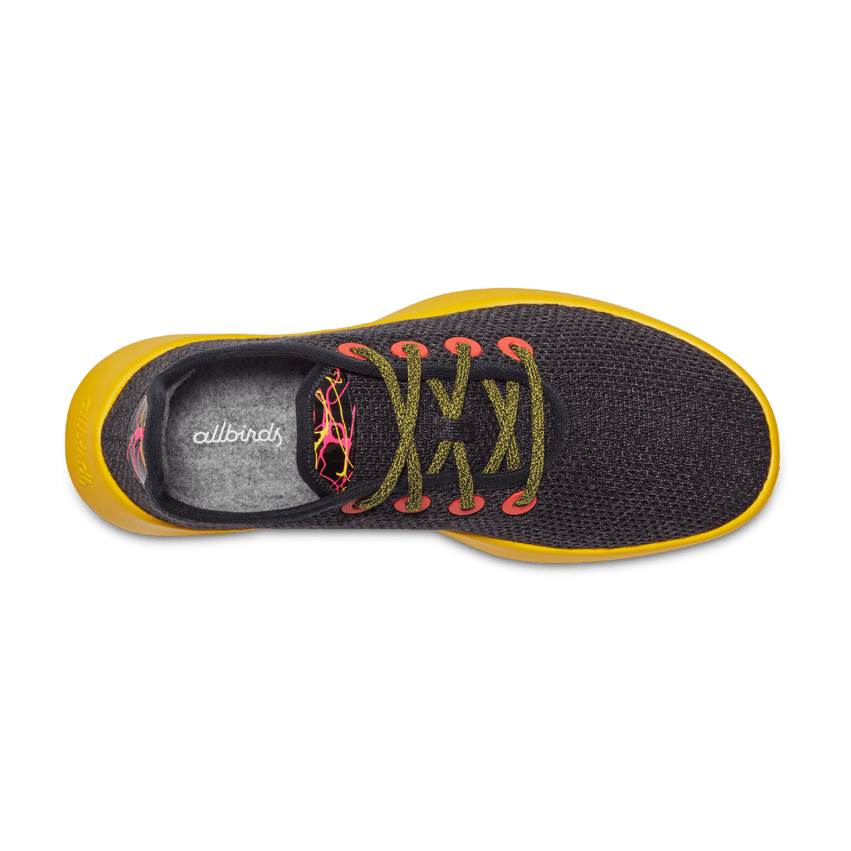 Women's Tree Runners - Heathered Black (Sunny Gold Sole) - Image 4