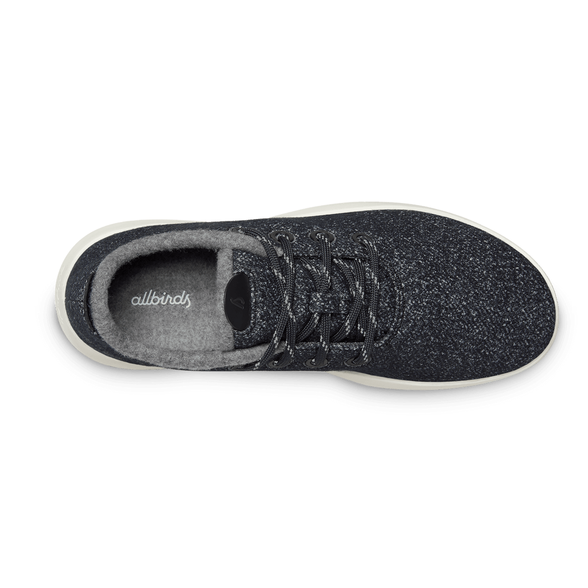 Men's Wool Runner Mizzles - Dark Grey (Natural White Sole) - Image 5
