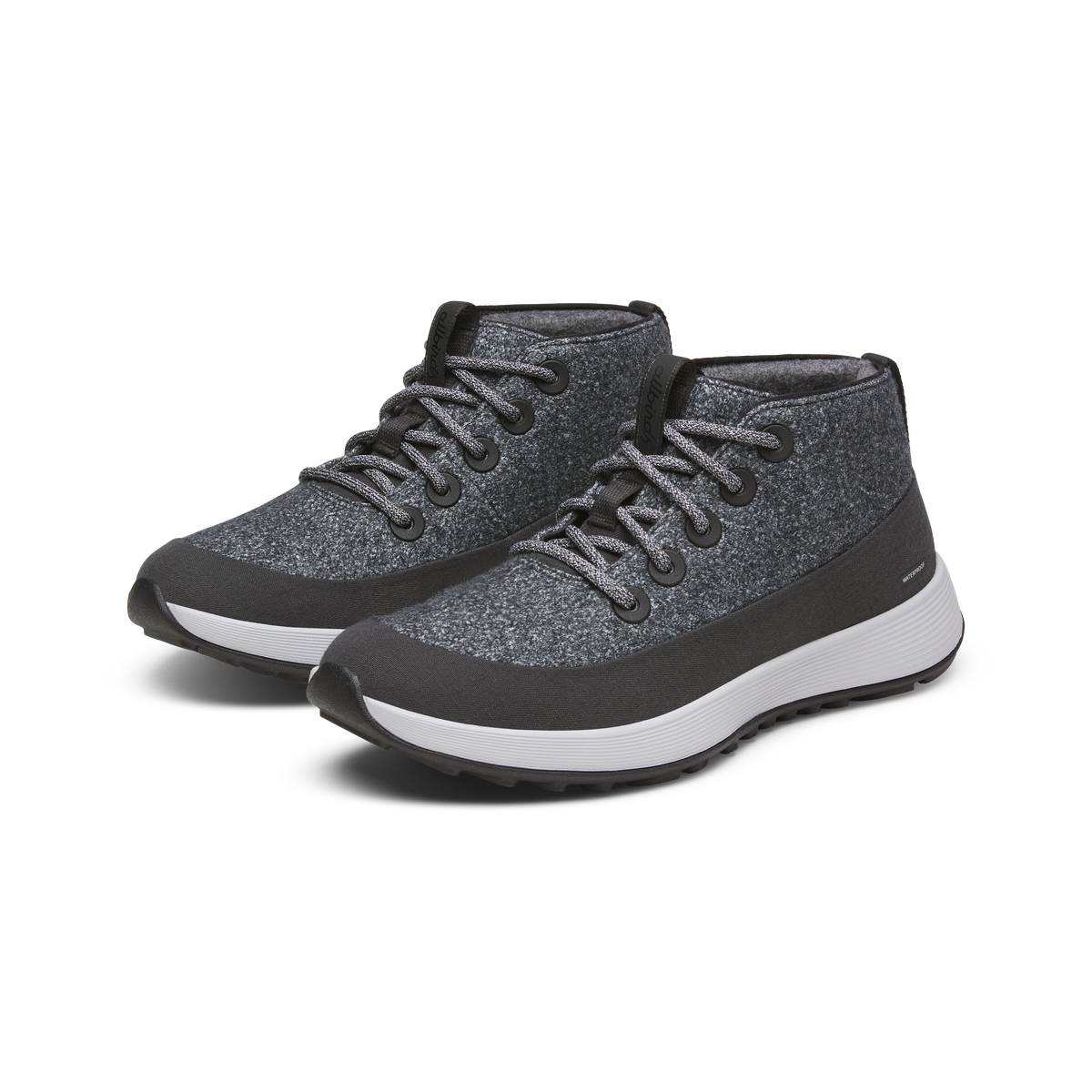 Men's Wool Runner NZ Mid Waterproof - Dark Grey (Light Grey Sole) - Image 5