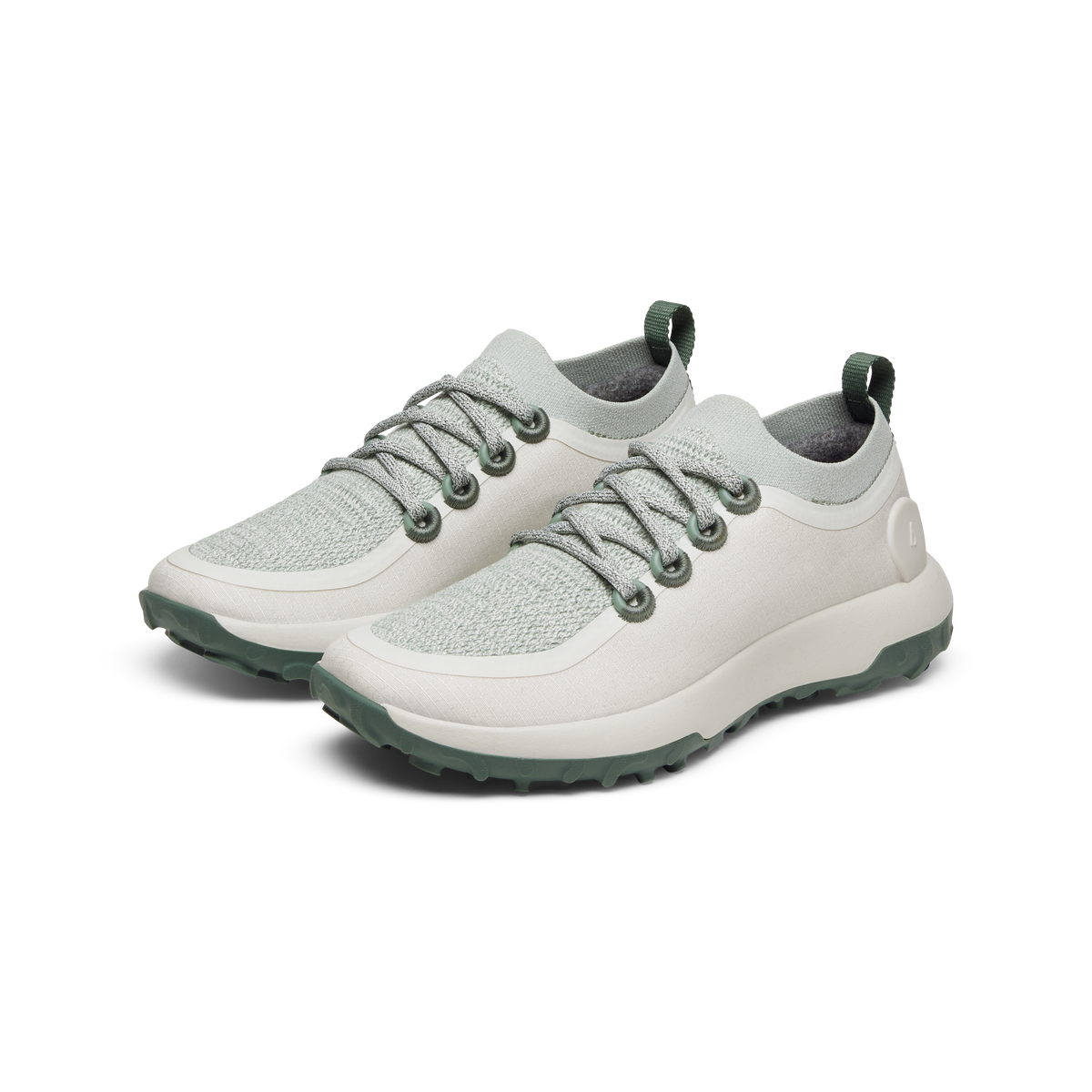 Women's Trail Runners - Parchment/Seagrass (Parchment Sole) - Image 5