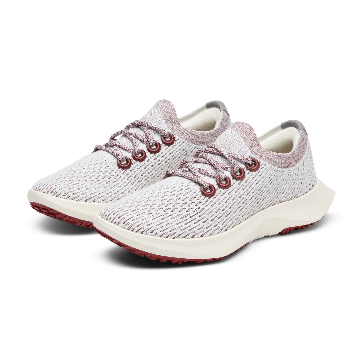 Women's Tree Dasher 2 - Blizzard/Thunder Red (Natural White Sole) - Image 5