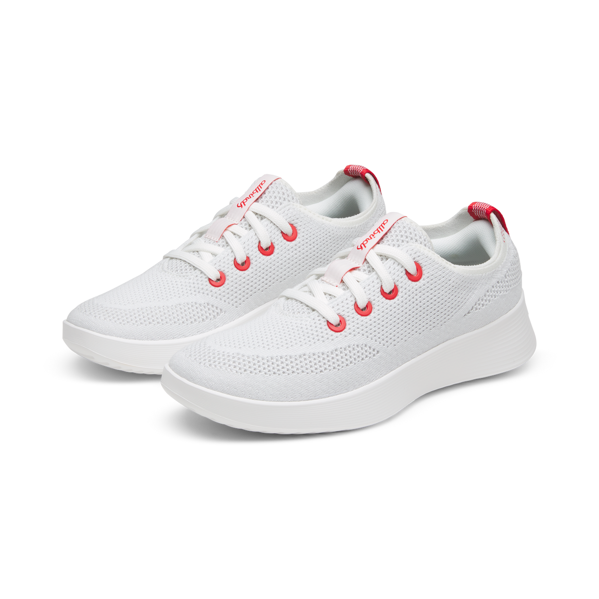 Women's Tree Runner Go - Blizzard/Bold Red (Blizzard Sole) - Image 5