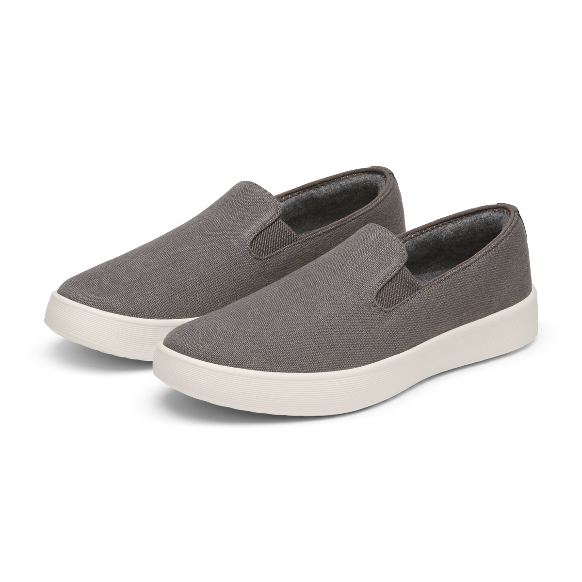 Men's Canvas Cruiser Slip On - Anthracite (Natural White Sole) - Image 5