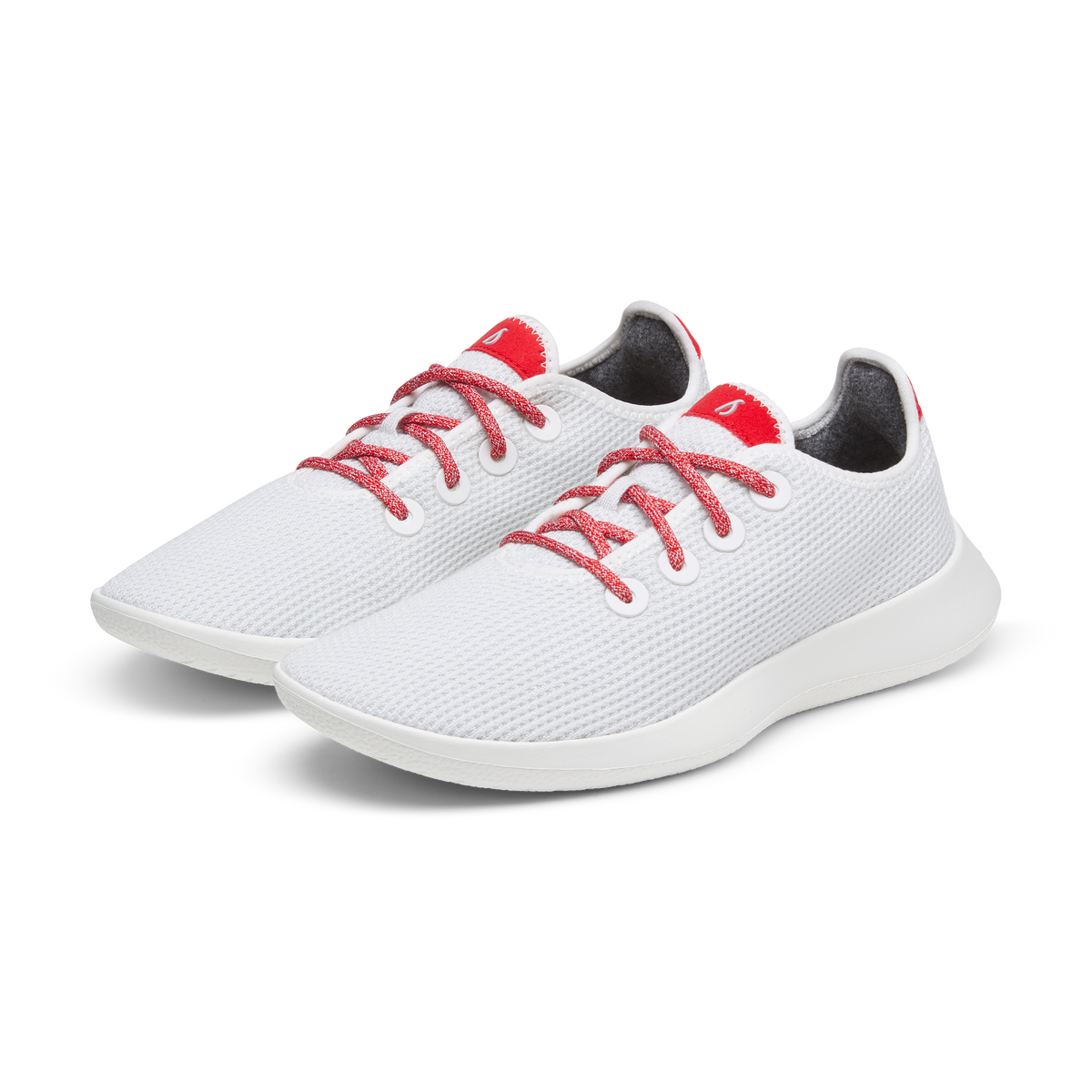 Women's Tree Runner - Blizzard/Bold Red (Blizzard Sole) - Image 5